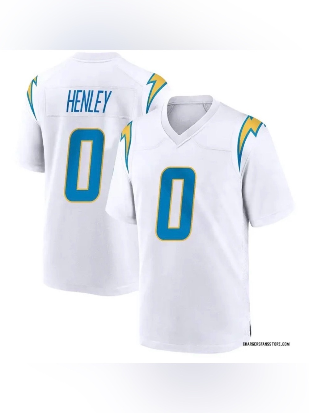 Daiyan Henley #0 Los Angeles Chargers Nike Jersey, Men Size XXL,